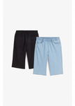 B.P.C 2-pak jeansowe bermudy ze stretchem r.50
