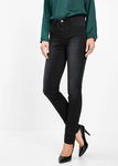 B.P.C jeansy skinny czarne z elastycznym pasem ^40