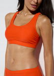 B.P.C biustonosz top bikini bustier pomarańczowy neonowy ^36