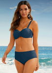 B.P.C bikini granatowe modne wykończenie r.48(95E)