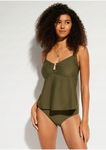 B.P.C tankini khaki z figami r.40