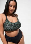 B.P.C biustonosz bikini bustier w cętki szybkoschnący ^44