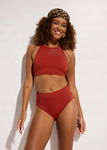 B.P.C biustonosz bikini bustier ceglasty z siateczką ^36
