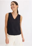 B.P.C czarny top z wiskozy r.40