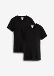 B.P.C 2-pak t-shirt ciążowy i do karmienia czarny 52/54.