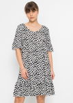 B.P.C Sukienka shirtowa czarno-biała ^40/42