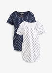 B.P.C 2-pak t-shirt ciążowy bawełna organiczna w groszki ^36/38