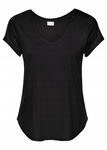 B.P.C t-shirt czarny z kieszonką w serek z wiskozy 48/50.