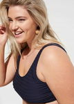 B.P.C biustonosz bikini bustier granatowy r.40