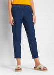 B.P.C jeansy 7/8 CZARNE proste damskie ^42