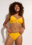 B.P.C bikini strukturalne żółte z figami 38.