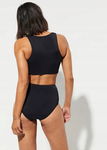 B.P.C top bikini bustier czarny r.42