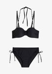 B.P.C bikini czarne balkonetka z odpinanymi ramiączkami ^40(80E)