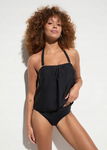B.P.C czarny top tankini z odpinanymi ramiączkami 48.