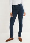 B.P.C spodnie jegginsy granatowe high-waist ze stretchem ^46