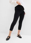 B.P.C legginsy 3/4 ciążowe czarne bawełniane rybaczki ^40/42