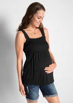B.P.C top ciążowy czarny z wiskozy r.32/34