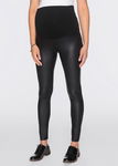 B.P.C legginsy ciążowe czarne woskowane r.36/38