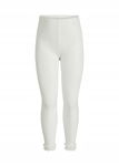 B.P.C dziecięce legginsy rajstopowe cienkie białe w kropki r.140/146
