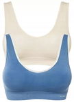 B.P.C 2-pak miękkich biustonoszy bralett Feel Comfort z bambusa XL.
