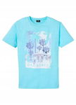 B.P.C t-shirt męski niebieski z nadrukiem 60/62, XXL