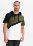 B.P.C Bluza męska z kapturem krótki rękaw bawełniana ^60/62, XXL
