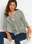 B.P.C sweter rozpinany w stylu ludowym r.44/46