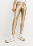 B.P.C legginsy złote metaliczne termiczne r.44/46