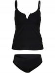 B.P.C tankini czarne z figami w komplecie 40.
