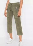 B.P.C sztruksowe spodnie 3/4 khaki 38.