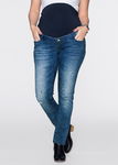 B.P.C spodnie ciążowe jeansy skinny z przetarciami 38.