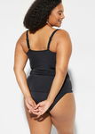 B.P.C tankini z topem bandeau czarne (2 części) r.46