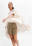 B.P.C poncho narzutka w kwiaty