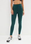 B.P.C legginsy damskie butelkowa zieleń sportowe 36/38.