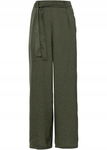 B.P.C satynowe spodnie khaki w cętki r.42