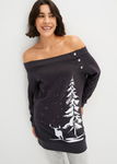 B.P.C bluza świąteczna dłuższa carmen r.44/46