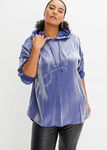 B.P.C bluzka oversize z kapturem błyszcząca r.46