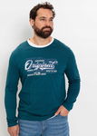B.P.C t-shirt męski długi rękaw z nadrukiem r.64/66 3XL