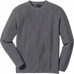 B.P.C Męski sweter regular fit szary ^S