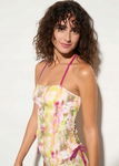 B.P.C top tankini kolorowy w batikowy wzór r.52