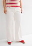 B.P.C jeansy damskie białe wide leg ^48