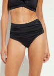 B.P.C. figi shape bikini modelujące czarne z marszczeniem r.44