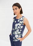 B.P.C top wzorzysty letni z nadrukiem r.48/50