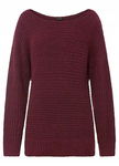 B.P.C sweter bordowy gruby prążek r.36/38