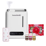 Nawilżacz powietrza filtr UV aromaterapia pilot timer Bauerkraft + olejki