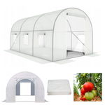 Tunel ogrodowy foliowy szklarnia folia 4x2x2m 8m² 2 wejścia 