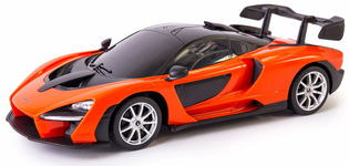 McLaren Senna R/C skala 1:18 Rastar 96300 samochód sterowany pomarańczowy