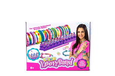 Zestaw kolorowych gumek z krosnem LOOM BAND