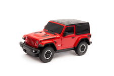 Jeep Wrangler JL skala 1:24 Rastar 79500 samochód sterowany czerwony