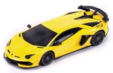 Lamborghini Aventador SVJ R/C skala 1:24 Rastar 96100 samochód sterowany żółty